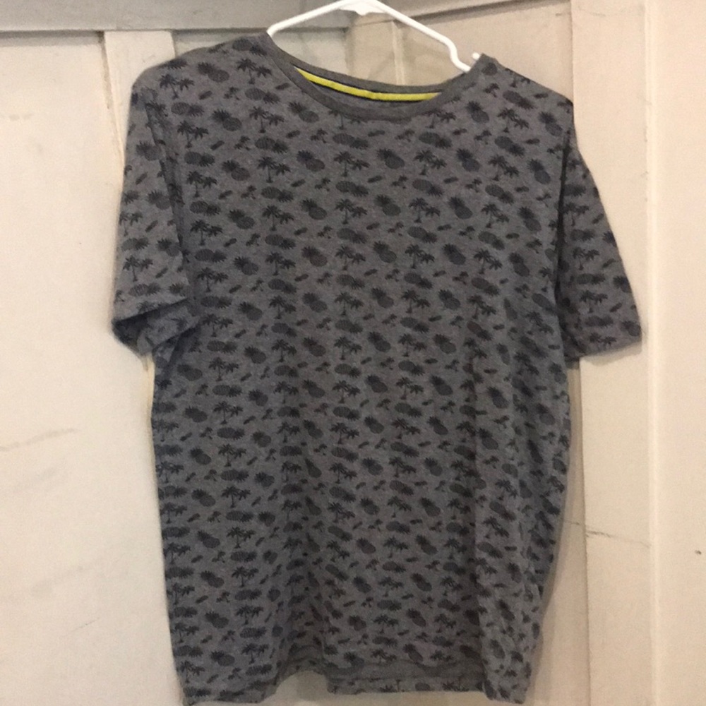 Denim & Flower pineapple/ palm tree print t-shirt